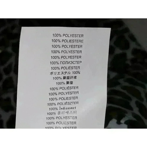 Michael Kors Women's Animal Print Lace Up Black Brown Sleeveless Tank Top sz L - Picture 9 of 11